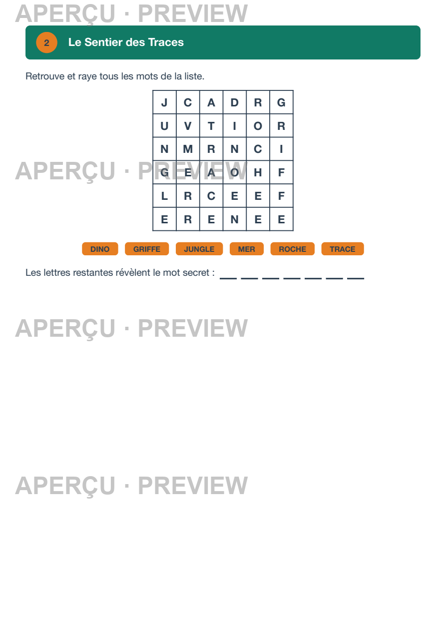 Aperçu page