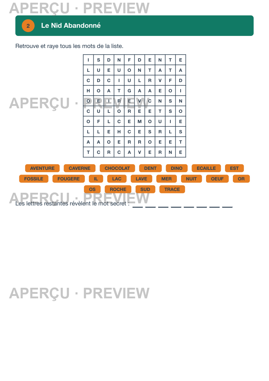 Aperçu page