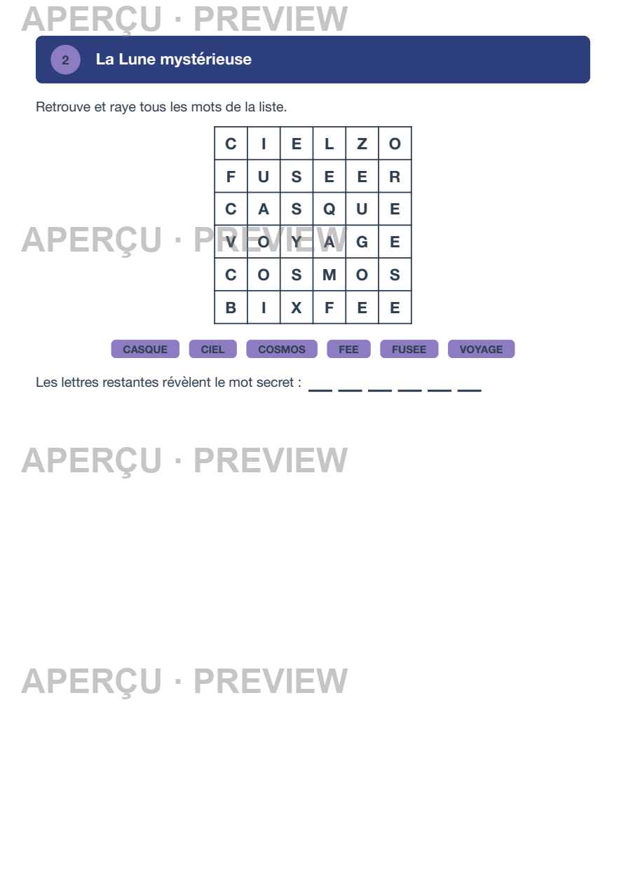 Aperçu page