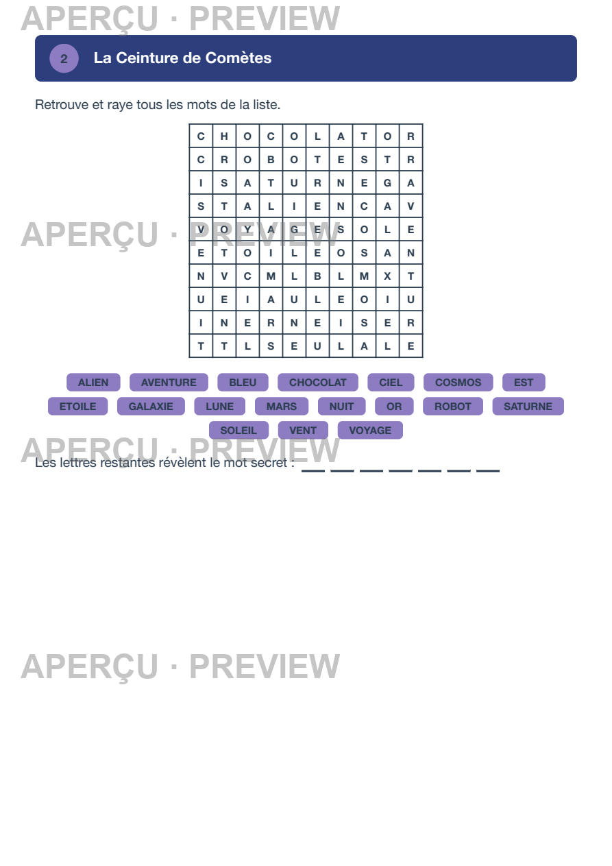 Aperçu page