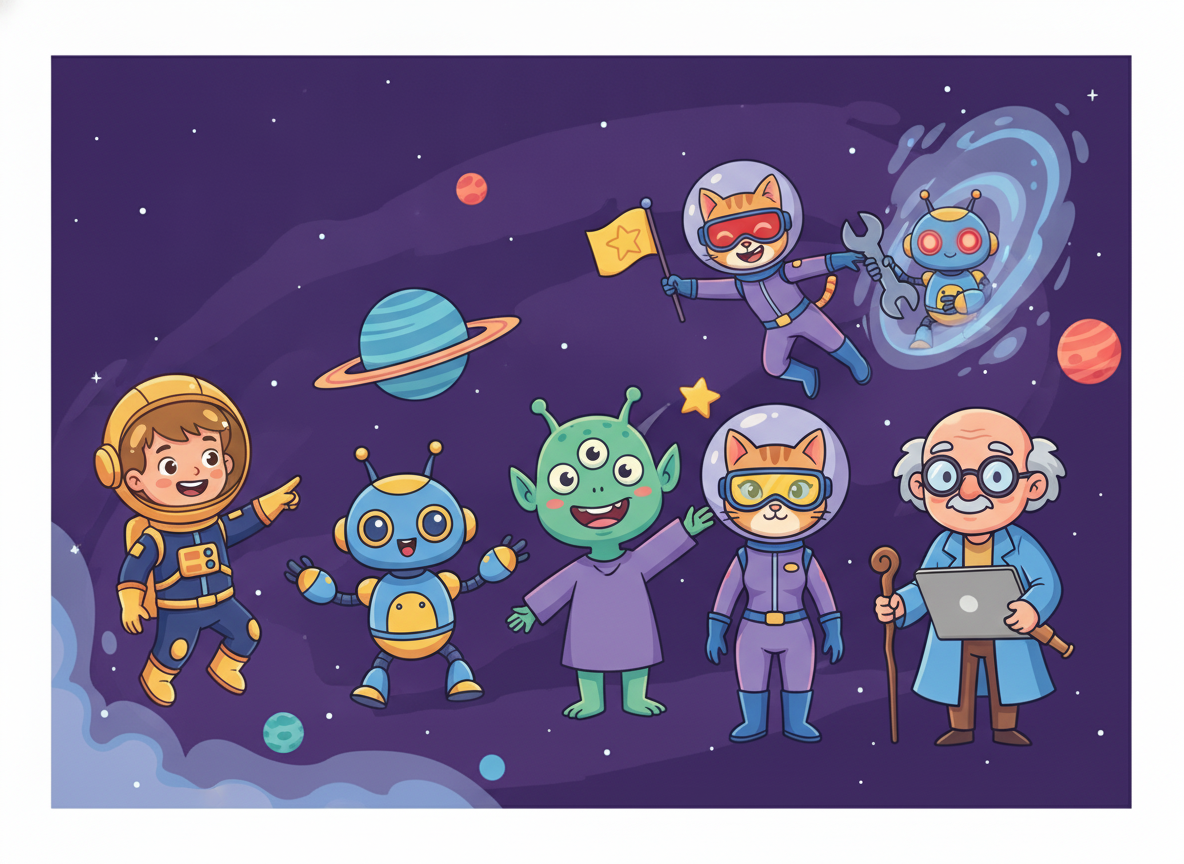 Chasse au trésor Espace