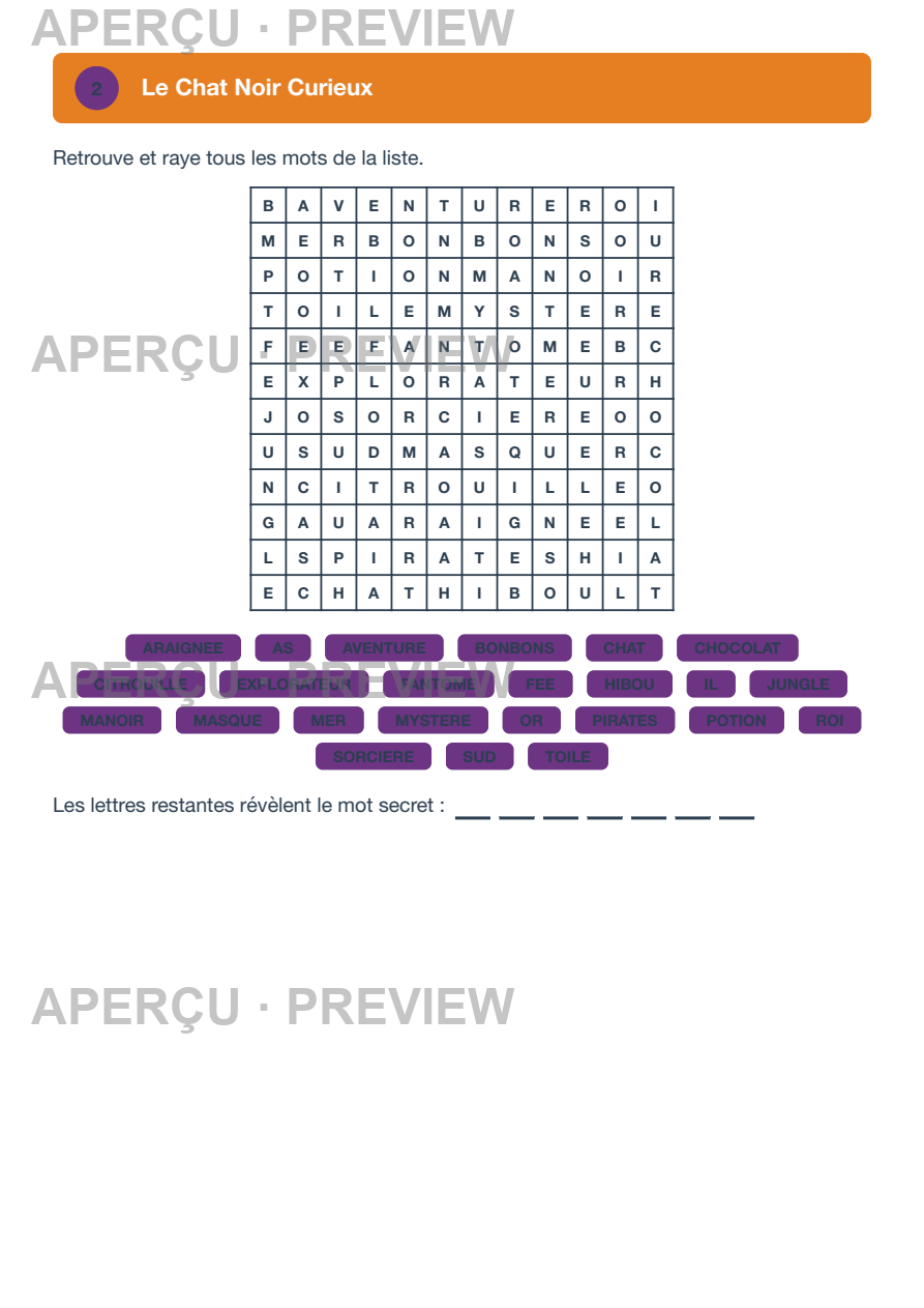 Aperçu page