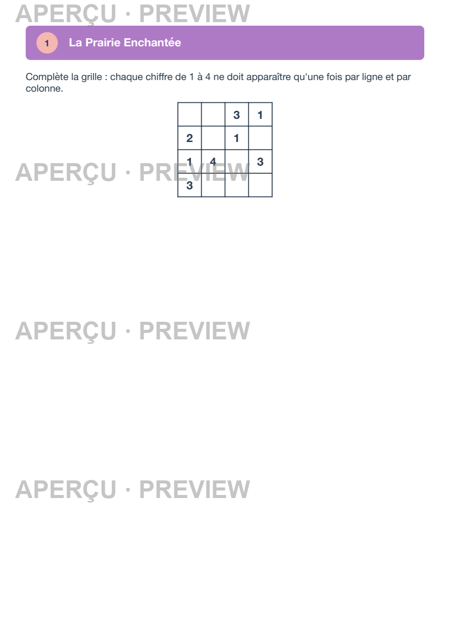Aperçu page