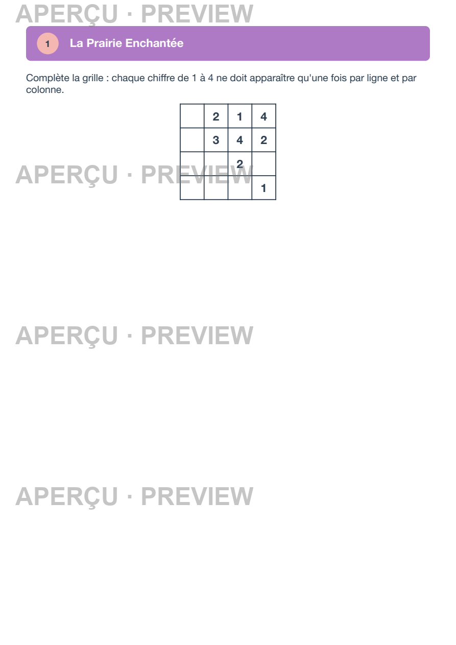 Aperçu page