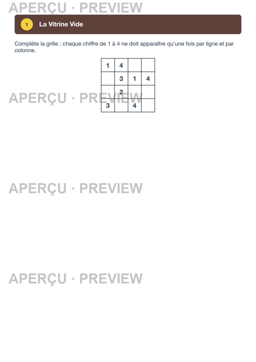 Aperçu page