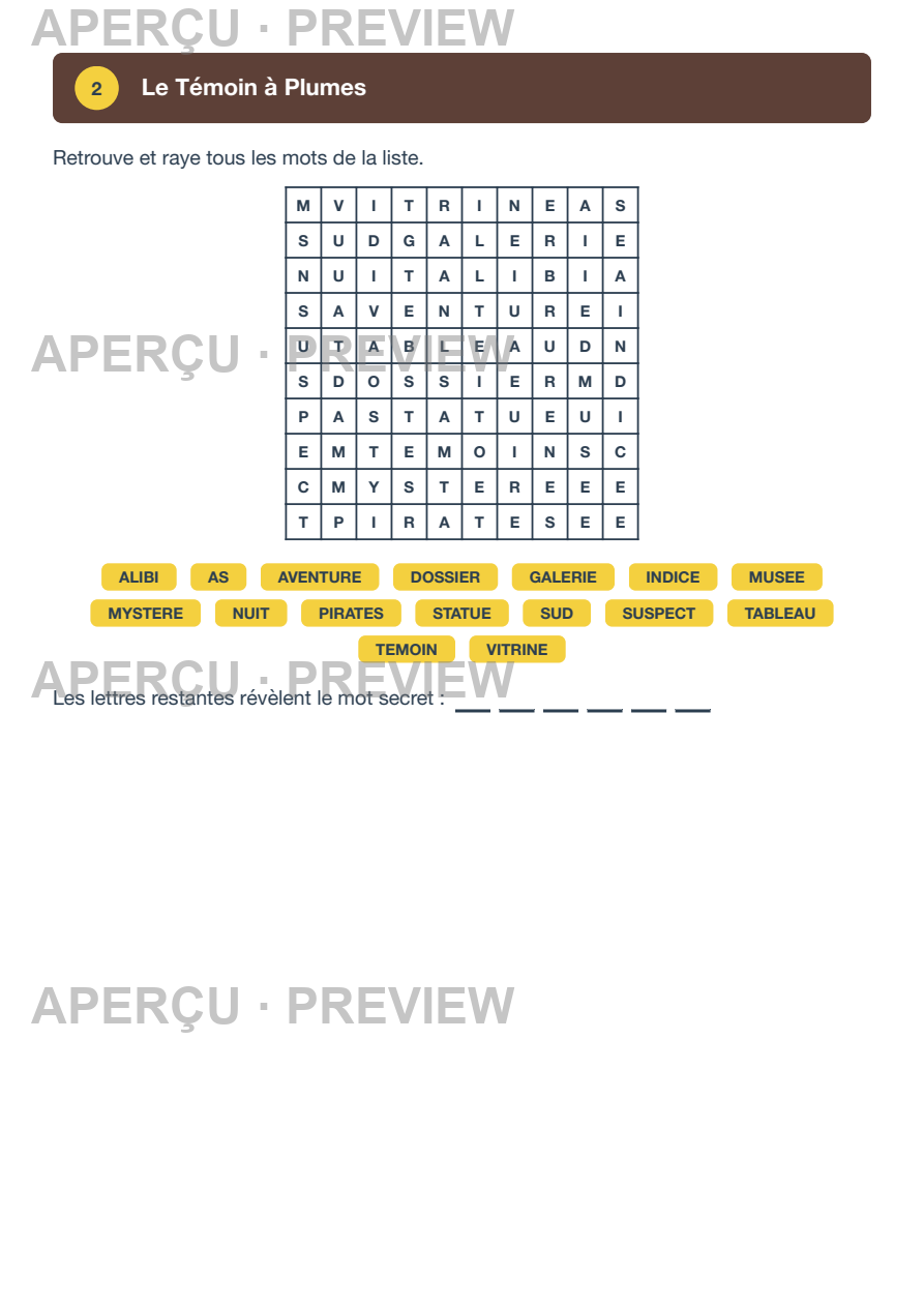 Aperçu page