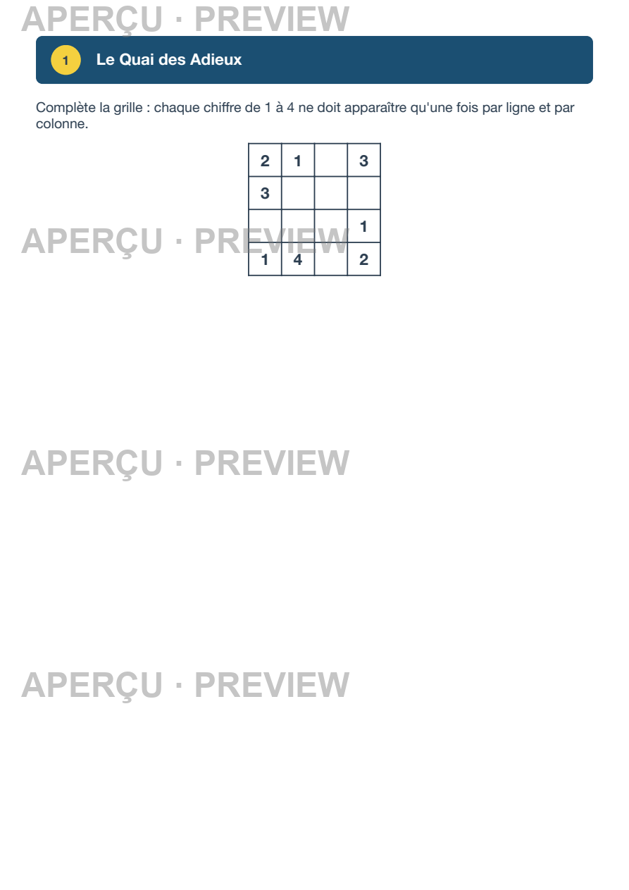Aperçu page